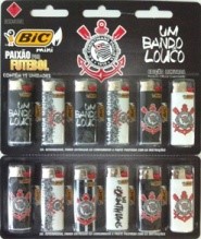 Isqueiro Bic Mini Corinthians