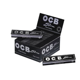 Papel OCB Slim Premium Preto