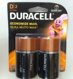 Pilha Duracell Alcalina D Grande