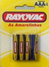 Pilha Rayovac SM AAA Palito 