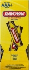 Pilha Rayovac Tubo AAA Palito C/40 Unidades